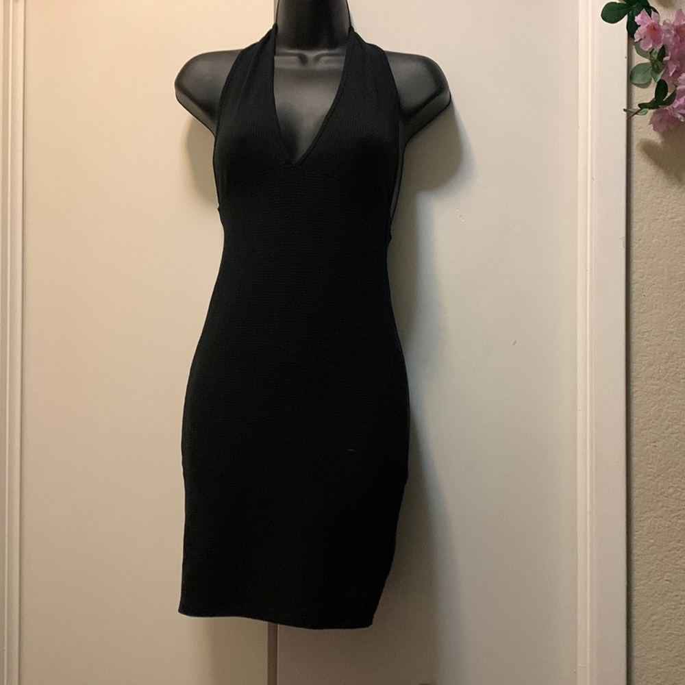 Popular 21 black halter dress